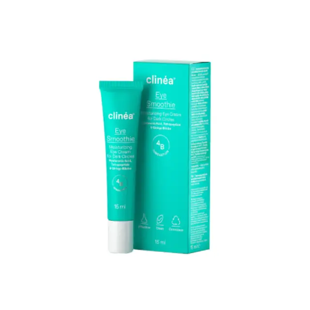 Clinea Eye Smoothie Moisturizing Eye Cream for Dark Circles Ενυδατική Κρέμα Ματιών κατά των Μαύρων Κύκλων, 15ml