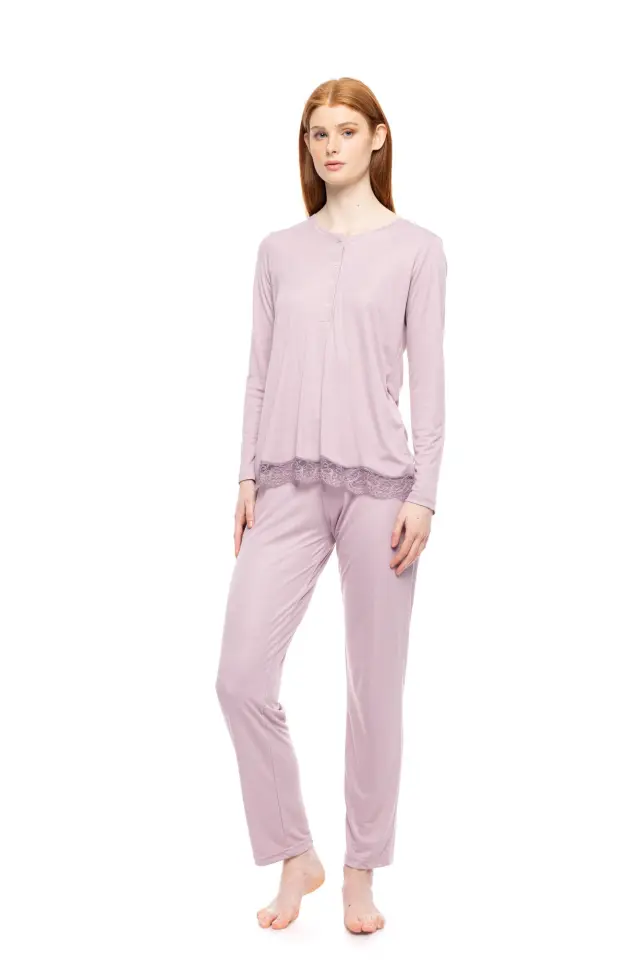 WN-1504 - Dusty Pink - PYJAMA BAMBOO SOLID 2