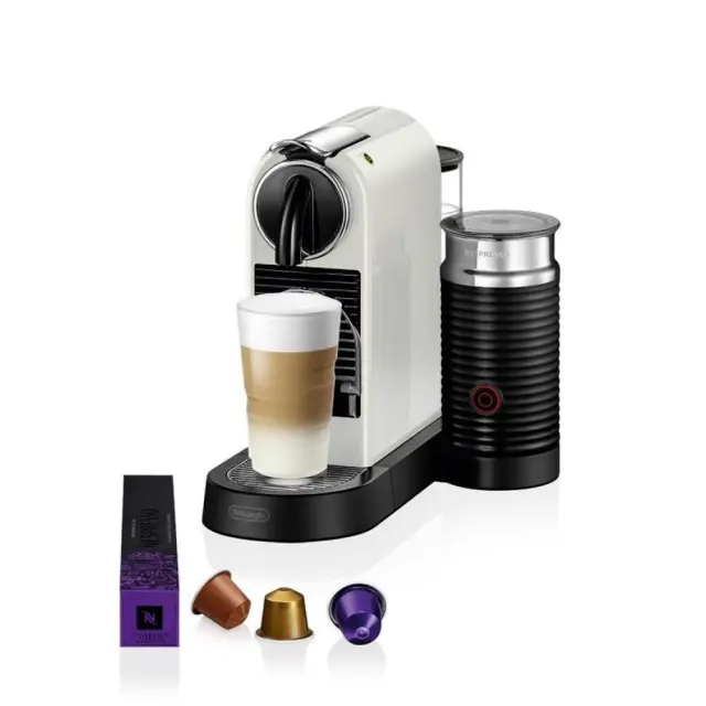 De'Longhi Citiz & Milk Καφετιέρα για Κάψουλες Nespresso Πίεσης 19bar με Αφρογαλιέρα White