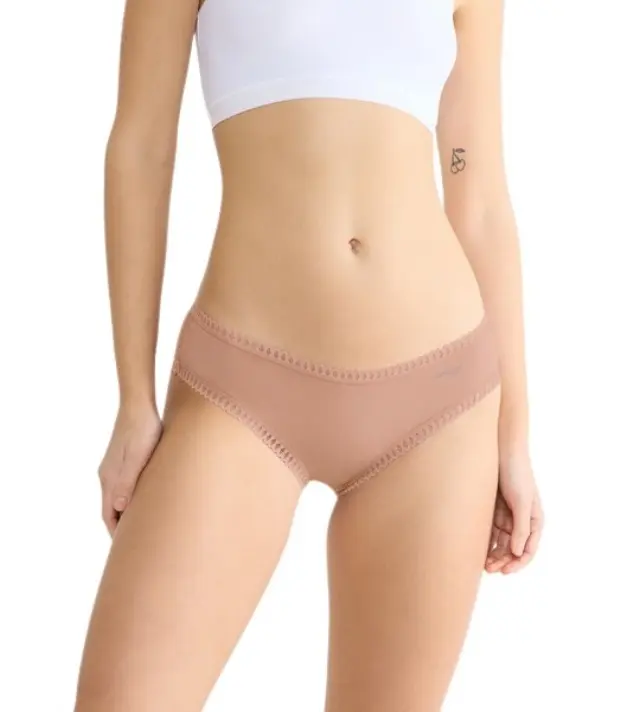Sloggi Γυναικείο Slip GO Crush Hipster - Τριπλό Πακέτο, Χρώμα Cameo Brown 2