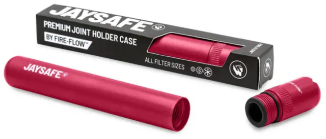 Jaysafe Κύλινδρος Αποθήκευσης Μεταλλικός Premium 11cm - Κόκκινο
