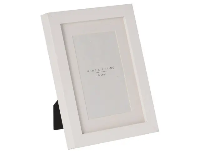 Κορνίζα H&S Collection με πασπαρτού, βάση, διαστάσεις 17x22x1.8cm και διαστάσεις φωτογραφίας 10x15cm NB1421730