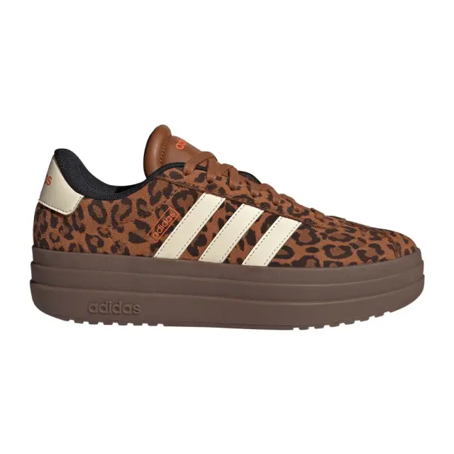 adidas Sportswear Women's VL Court Bold Animal Print Suede Καφέ KK4671 (adidas Sportswear)