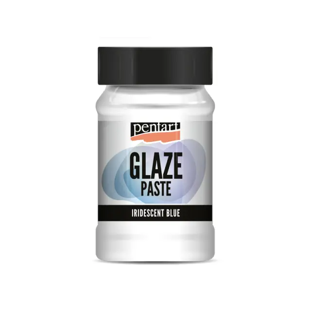 Glaze paste Pentart, Ιριδίζον μπλε, 100ml