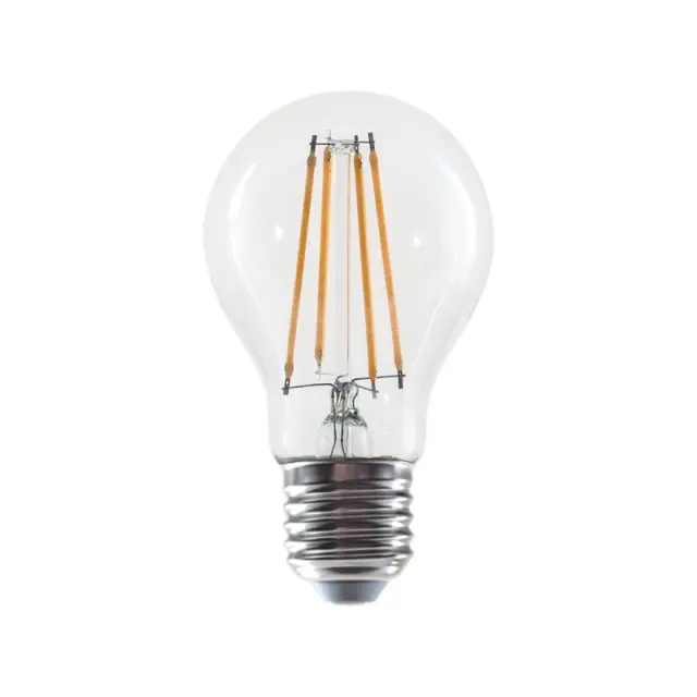 FILAMENT LED A60 6W 4000K 230V AC 830LM RA80 30000HRS 360° 1xE27 1xE27 / ELIOR6NW
