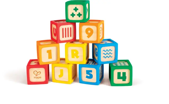 Hape Early Explorer Ξύλινα Τουβλάκια Smart Start 10Τμχ 2