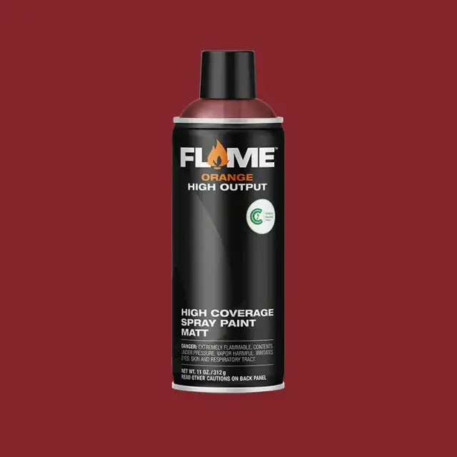 Flame Orange Spray Paint 400ml FO-699 Brown Red