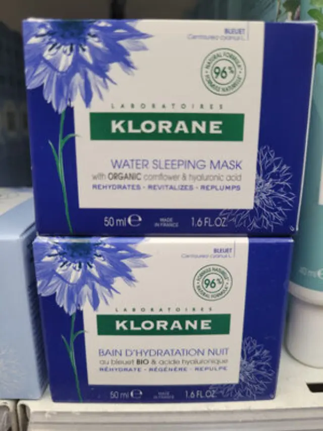 Klorane Μάσκα Νύχτας με Βιολογική Κενταύρια & Υαλουρονικό Οξύ 50ml