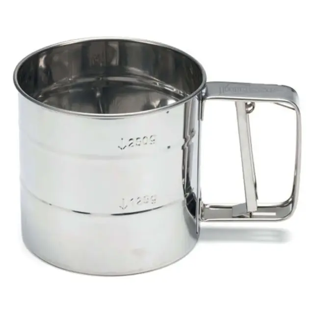 Patisse Stainless Double Sieve Χειροκίνητο Κόσκινο Δίπλο Ανοξείδωτο 250gr