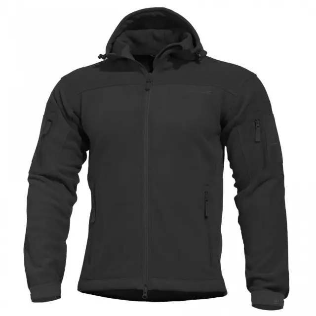 Pentagon Hercules Fleece Jacket-Ζακέτα Fleece για Τακτική - Υπηρεσιακή Χρήση - 01-Black-Μαύρο