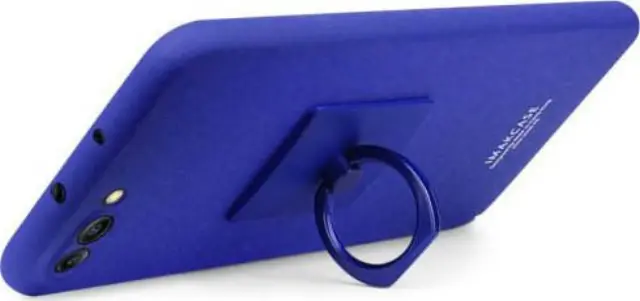 Imak® Cowboy Series Σκληρή Θήκη με Ring Holder Blue για Huawei Honor V10/ View 10 (Συμπεριλαμβάνεται μεμβράνη προστασίας για την οθόνη)