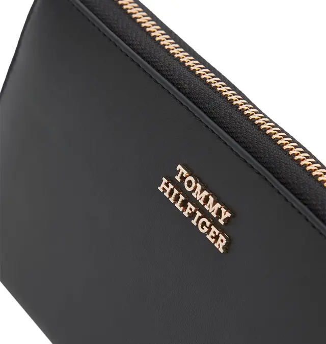 Πορτοφόλι TOMMY HILFIGER Leather Zip Around 17340 Μαύρο 3