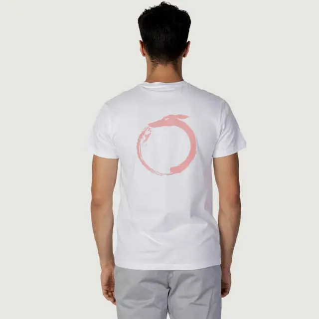 T-shirt Trussardi Beachwear TRU1MTS02-BIW Άσπρο - 2XL 2