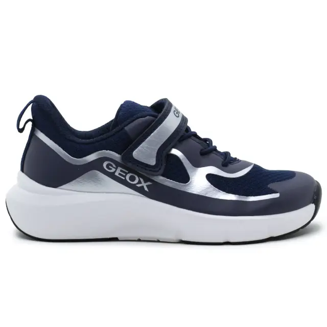 Αθλητικό Geox Μπλε με ασημί λεπτομέρειες J65P7F 01454 C0673 - 35