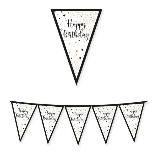 Γιρλάντα Σημαιάκια Happy Birthday / 300 εκ