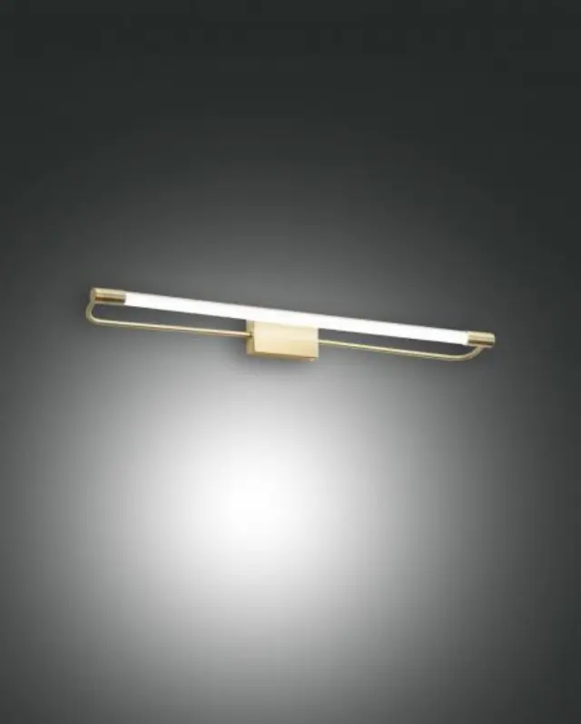 Rapallo 3552-26 απλίκα μπάνιου 60cm ip44 Σατινέ ορείχαλκος