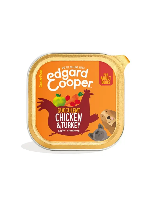 Edgard Cooper - Chicken AND Turkey Adult Patee 300gr - 542503948484 - Pet Supplies
