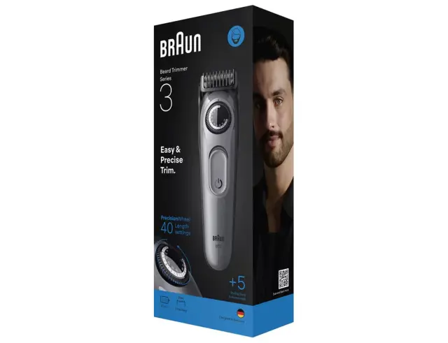 Επαναφορτιζόμενη Ξυριστική Μηχανή Braun Multigroom Series 3 BT3560 με 40 ρυθμίσεις κοπής BT3560 3