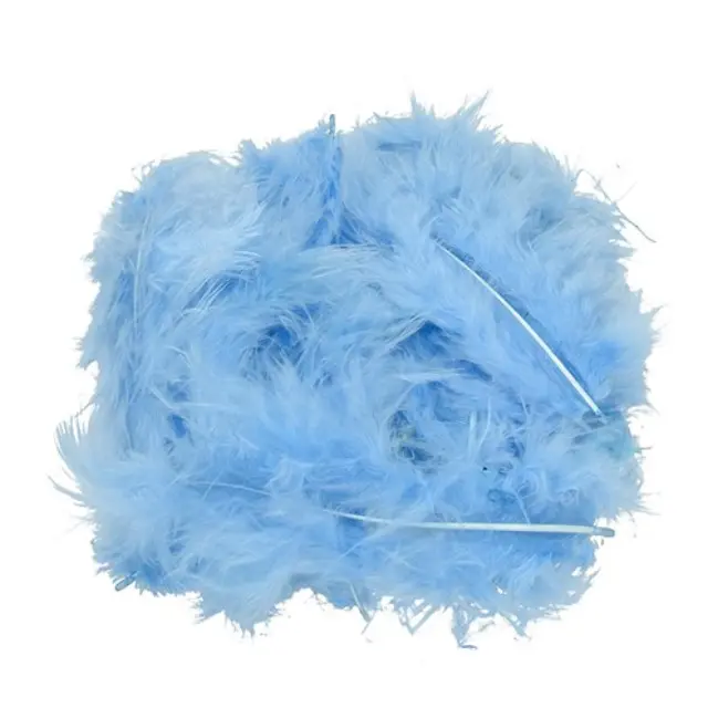 Φτερά Marabou Light Blue - 10-12cm ~2g ~20τεμάχια