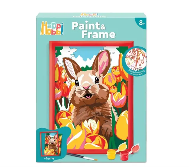 Paint & Frame Ζωγραφίζω Με Αριθμούς Bunny / 41027 (HappiHobbi)