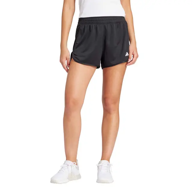 adidas Performance Women's Pacer Knit High Rise Shorts Μαύρο IQ2576 (adidas Performance) - Large