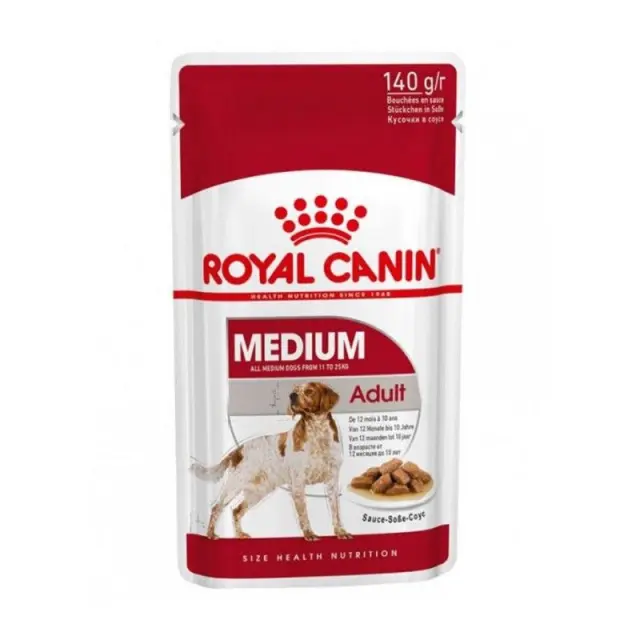 Royal Canin Medium Adult Υγρή Τροφή 140gr