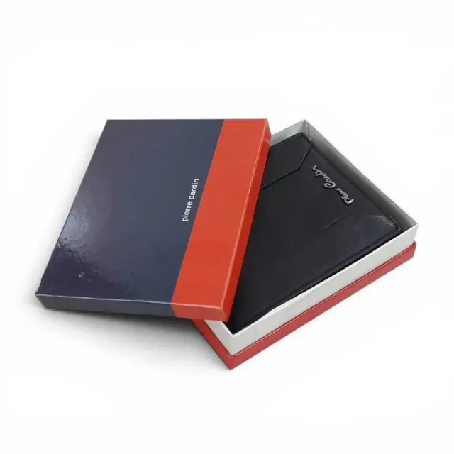 Ανδρικό Πορτοφόλι Δερμάτινο RFID Pierre Cardin 8806-TILAK134 12.5x9.5cm Μαύρο 2