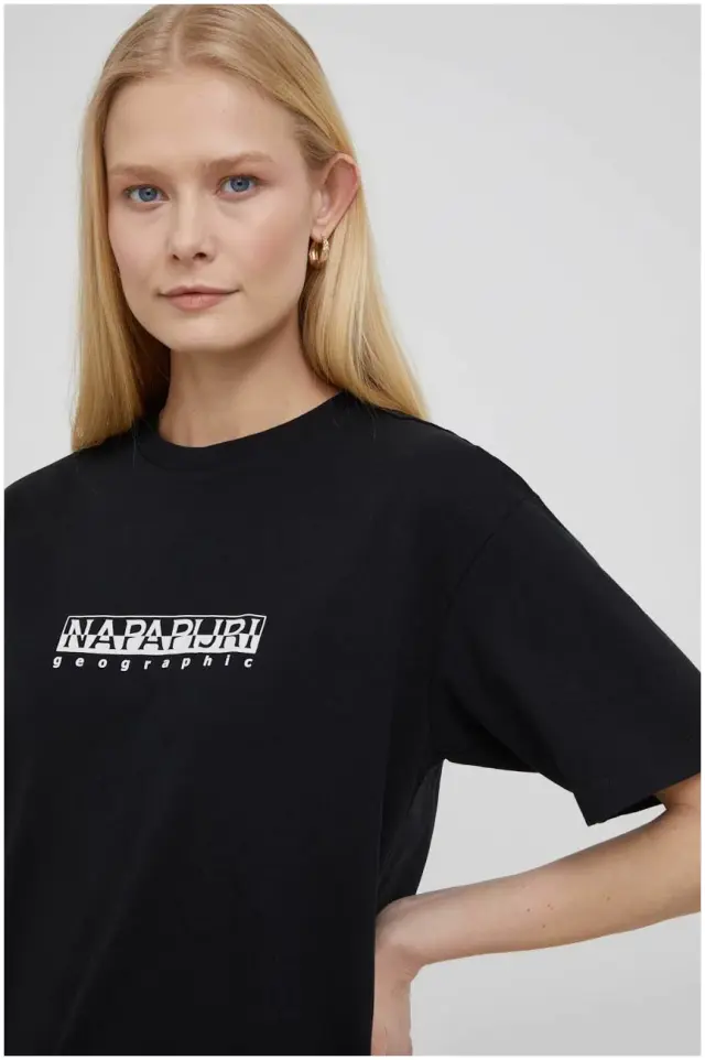 Napapijri - S-Box Women's Short Sleeve 4 Regular Fit NP0A4GDD-041 Μαύρο - L 3