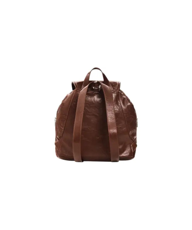 Desigual - Γυναικείο Σακίδιο Πλάτης Siroco Tula Mini Straight 26WAKP26-6011 Καφέ 3