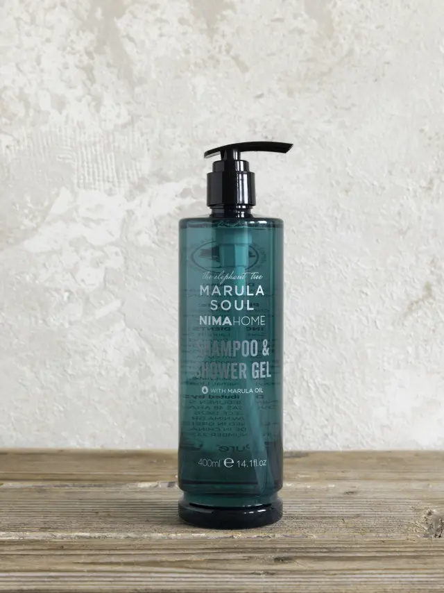 Nima Hotelling Επαναγεμιζόμενο δοχείο 400ml Shampoo & Shower Gel - Marula