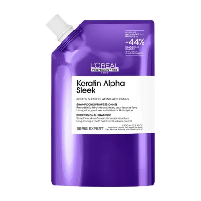L΄Oreal Professionnel Serie Expert Keratin Alpha Sleek Shampoo Refill 1000ml