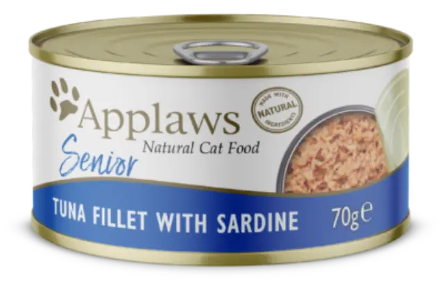Applaws Wet Cat Food 70 g Senior tuna sardines 171331 Pet Supplies