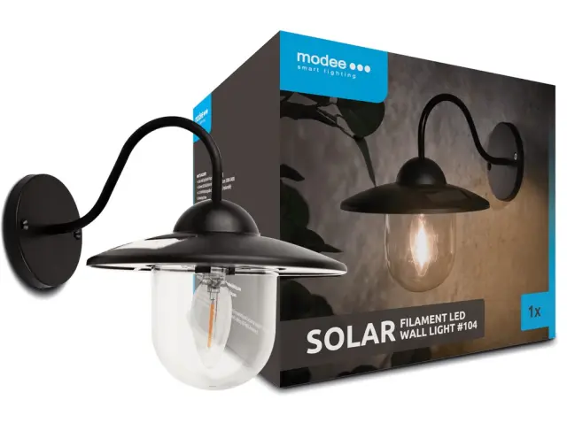 Modee Lighting LED Ηλιακό Επιτοίχιο Φωτιστικό 40.002.0013 2