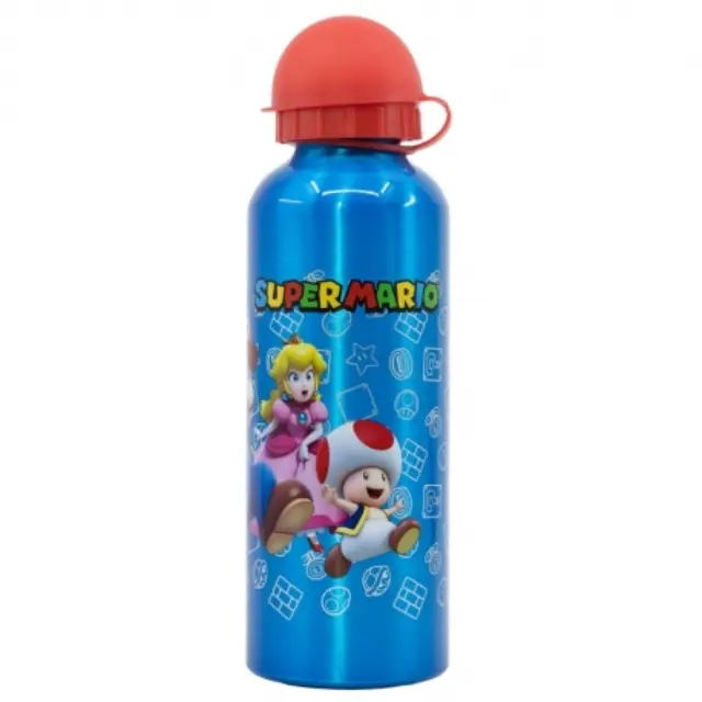 ΠΑΓΟΥΡΙ ΑΛΟΥΜΙΝΙΟΥ SUPER MARIO 530 ML HIGH ALUMINIUM BOTTLE -75260 2