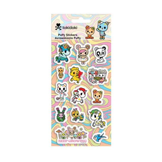 Diakakis Αυτοκόλλητα Puffy10x22cm Tokidoki (000470311)