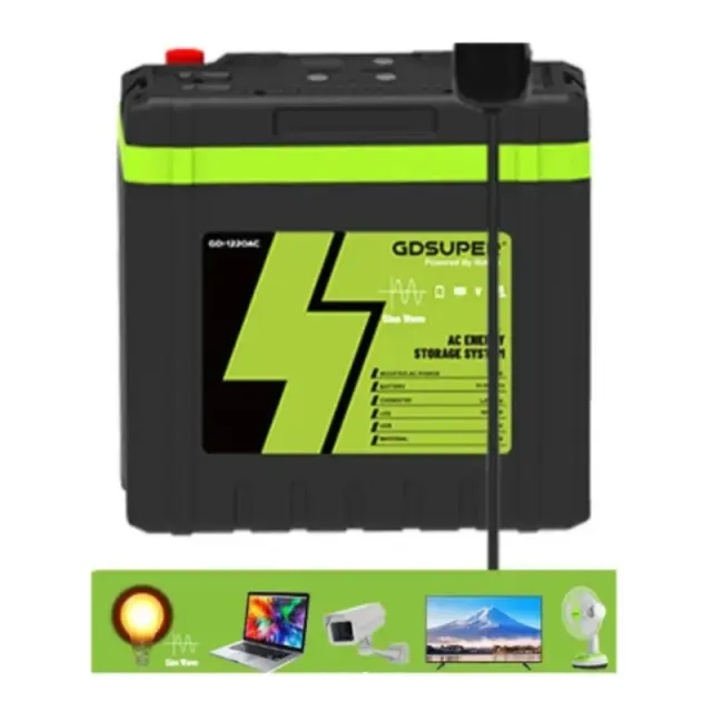 GDSUPER ΦΟΡΗΤΟ ΣΥΣΤΗΜΑ ΑΠΟΘΗΚΕΥΣΗΣ ΕΝΕΡΓΕΙΑΣ 150W ΜΕ AC/USB ΕΞΟΔΟ GD-1220AC
