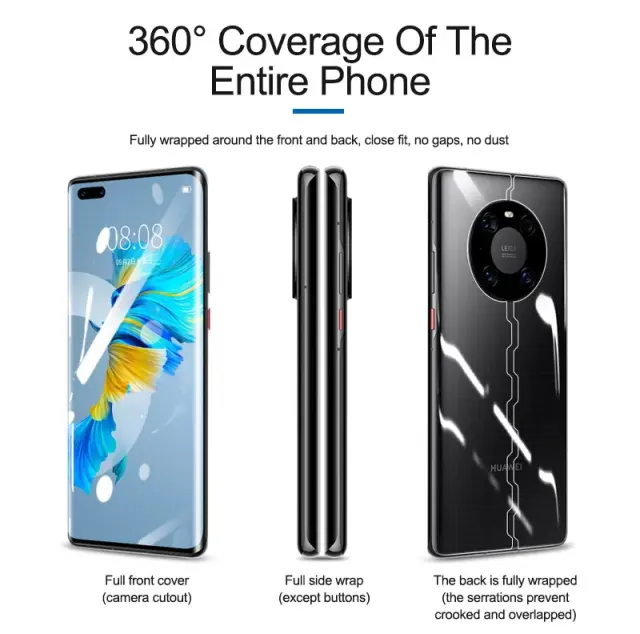 SUNSHINE SS-057R+ 360° Hydrogel Films for Smartphones Pack 25 pcs 2