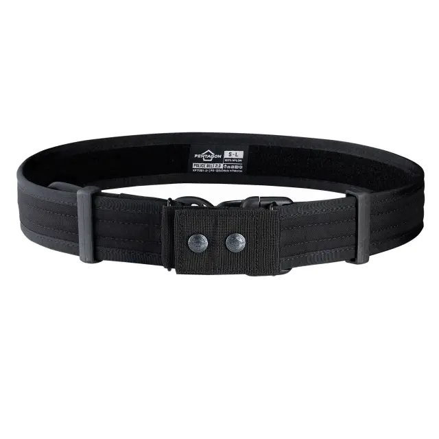 POLICE BELT 2.0 K17001 01-Black - XL-3XL 2