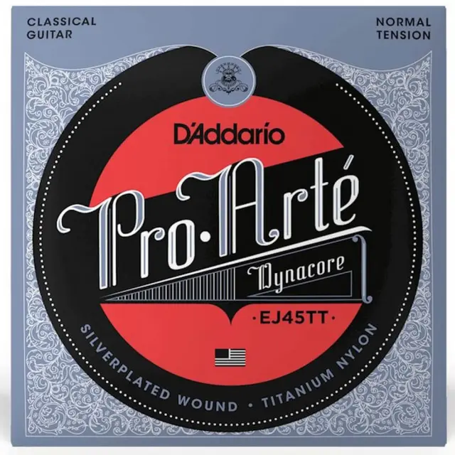 D'Addario EJ45TT Pro-Arté Dynacore Χορδές Κλασικής Κιθάρας Normal