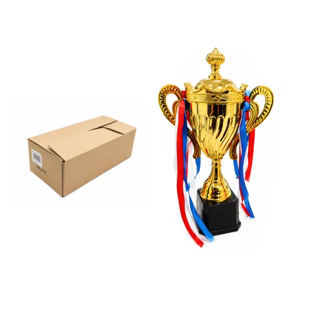 Κύπελλο Βράβευσης Χρυσό με Κορδέλες 28cm - Gold Trophy Cup with Ribbons 28cm 0332033