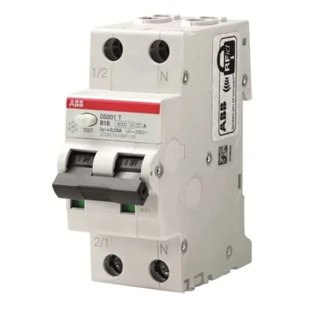 RCBO DS201T B6 Type A 1P+N 6A 30mA
