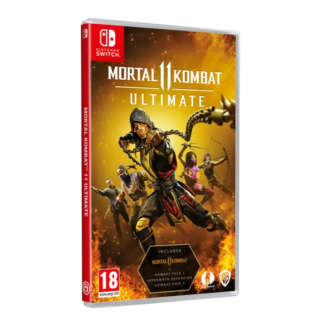 NSW Mortal Kombat 11 - Ultimate Edition (Includes Kombat Pack 1 & 2 + Aftermath Expansion) (Code in a Box)