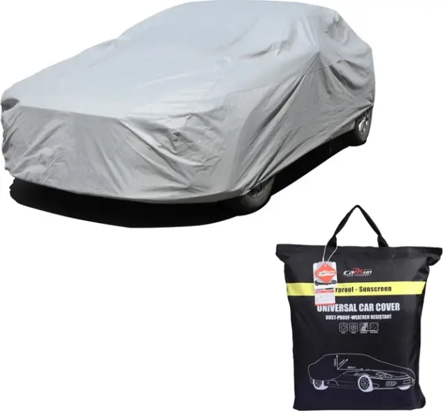 Carsun Heavy Duty Κουκούλα Αυτοκινήτου Αδιάβροχη X-Large που Στερεώνεται με Λάστιχο
