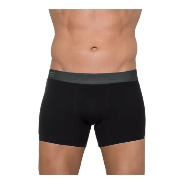 Apple Ανδρικό Boxer Smartwear Εξωτερικό Λάστιχο, Χρώμα Ανθρακί - S
