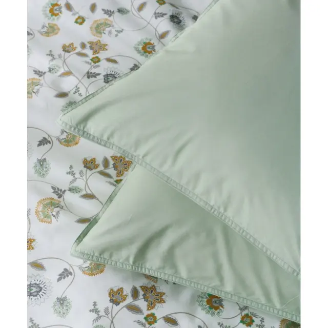 Σετ Μαξιλαροθήκες 2 Τεμαχίων Kentia Ifigenia A Light Green 50x70 2