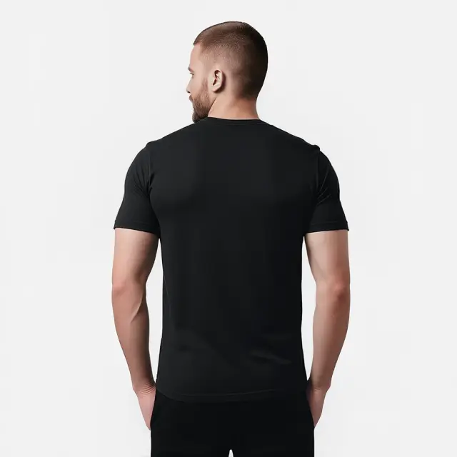 T-shirt Noshame® Μαύρο με τύπωμα Italy - 112559 - XXL 2