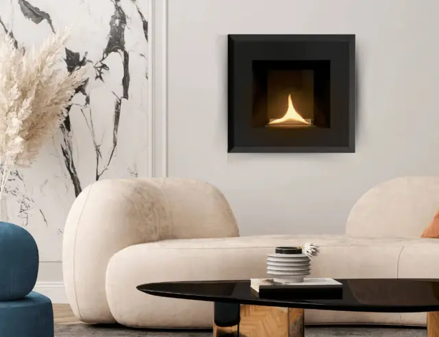 Επιτοίχιο Tζάκι Contour Tenderflame με διάρκεια καύσης 4 - 5 ώρες, χωρητικότητα δεξαμενής 500ml και διαστάσεις 59x21x59cm - Black TF-100175