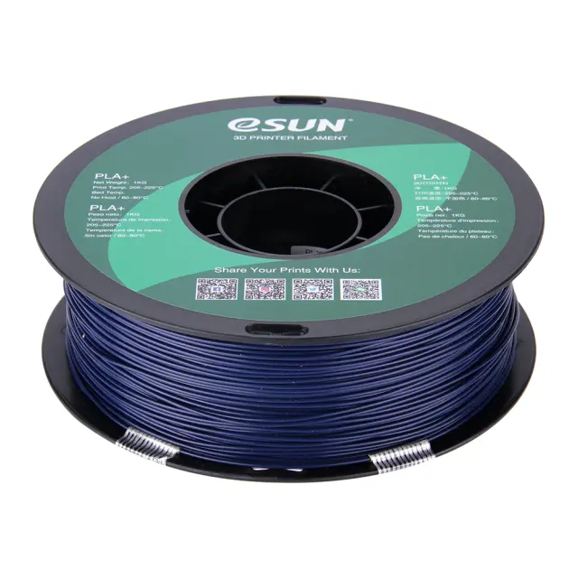 Esun PLA+ 3D Printer Filament 1.75mm Dark Blue 1kg 2