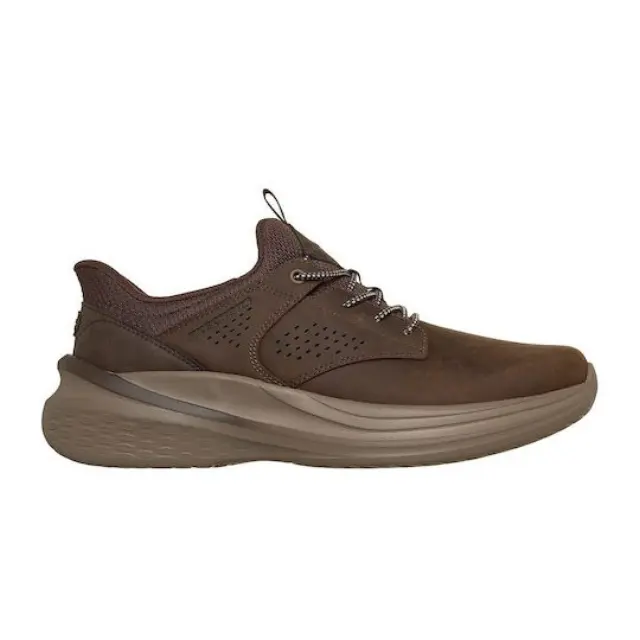 Skechers Slade Encore Cocoa Ανδρικά Ανατομικά Sneakers Καφέ (211382-COC) - 43