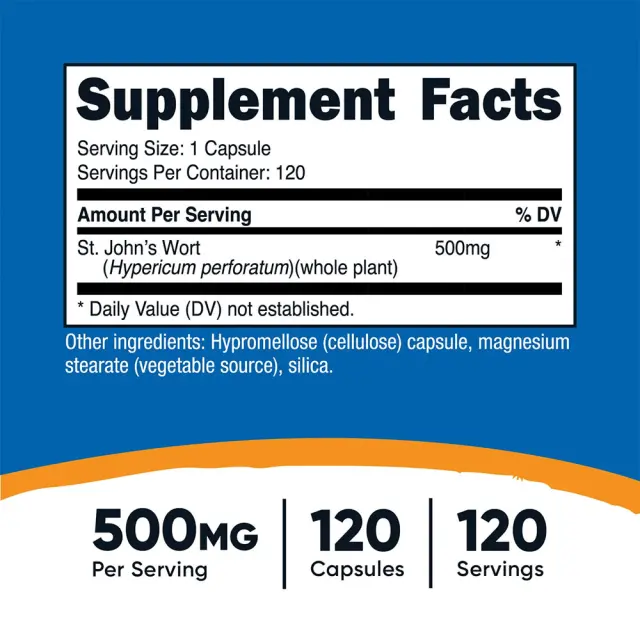 Nutricost St Johns Wort 500 mg 2